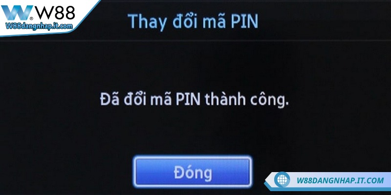 Tạo mã PIN rút tiền khẩn cấp W88 dễ dàng cho tân binh Thay đổi mật khẩu định kỳ là một lưu ý giúp người chơi bảo vệ tài khoản