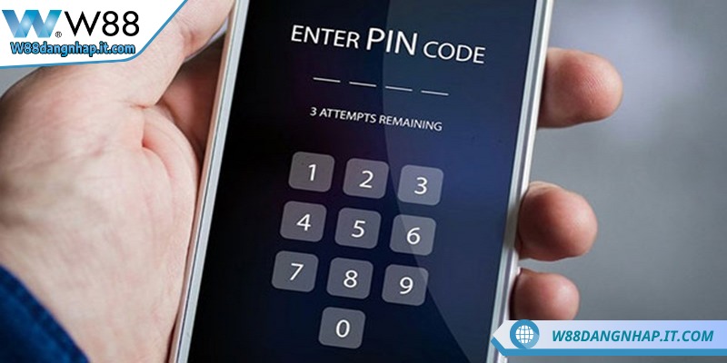 Tạo mã PIN rút tiền khẩn cấp W88 dễ dàng cho tân binh Tạo mã PIN rút tiền khẩn cấp W88 giúp bảo vệ tài khoản khi rủi ro