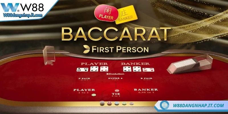 Trải nghiệm baccarat live cực kỳ chân thực W88 hấp dẫn Giới thiệu về trò chơi baccarat live